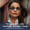 Умные очки Bluetooth с изменяющимся цветом и защитой от УФ-лучей для прослушивания музыки и совершения звонков, аудиоочки с наушниками для совершения звонков