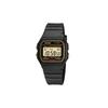 Casio Коллекция Custom Часы с кварцевым механизмом и нейлоновым ремешком Мужские часы Черный циферблат F-91WG-9(Watch5--)