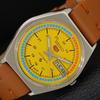 ВИНТАЖНЫЕ АВТОМАТИЧЕСКИЕ ЧАСЫ SEIKO 5 6309A ЯПОНИЯ МУЖСКИЕ ЖЕЛТЫЙ ЦВЕТ ЦИФЕРБЛАТ a708349-1