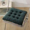 Velvet Cushion, Dark Green, 40*40___0__, Square Chair Pad for Home and Decor
