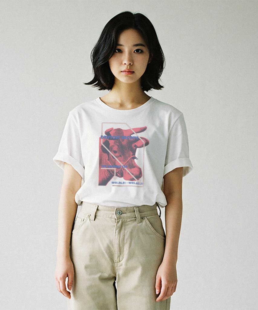 DRIFTOUT Red Cow Archive Short Sleeve T-Shirt (3 Colors)