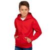 Red Children's Hooded Zip-up Jacket - - Red