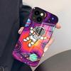 Чехол для телефона «Астронавт» для iPhone 17 Pro Max 15 Pro 16 14 Plus 12 13 Mini 11 Pro Ударопрочная стеклянная крышка