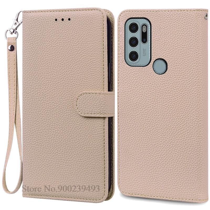 Чехол G60/G60S для Motorola G60, кожаный чехол-кошелек, откидная крышка для Moto G60s, чехол для телефона Motorola G60S, чехол-книжка, чехол Fundas