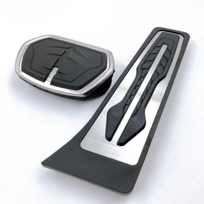 Car Gas Brake Pedal for BMW 1 Series F40 118i F70 118d 2020~2025 2021 Stainless Steel Anti-Slip Footrest Pedals Cover Accessorie