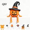Stress Relief Fidget Toys Halloween Ghost Pumpkin Figurine, 3D Printed Statue with Detailed Party Props Poseable Joint, Spooky Articulated Decor