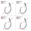 5pcs Stainless Steel Circle Hook Fishing Anticorrosion Tuna Hook Giant Fishing Hook  Saltwater
