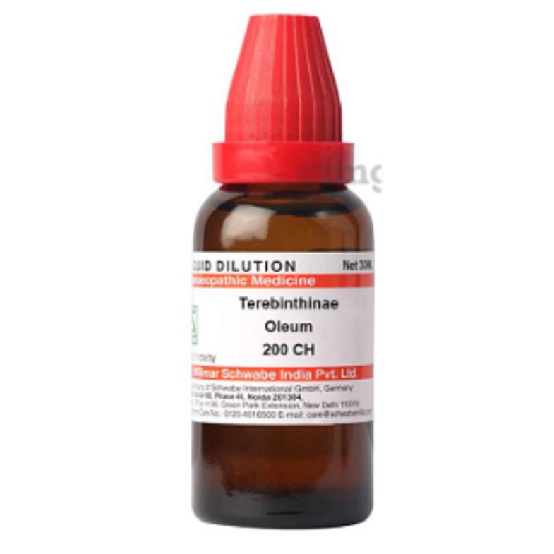 @Dr Willmar Schwabe India Terebinthinae Oleum Dilution 200 CH 30 ml UK80 50%OFF