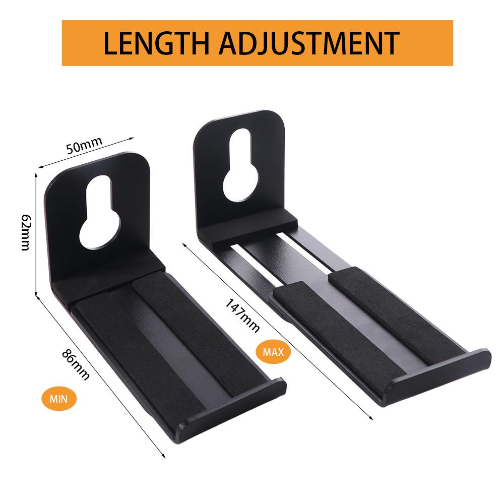 2pcs L Metal Bracket Floating Rack Space Efficient Speaker Hangers Speaker Holder Surround Sound