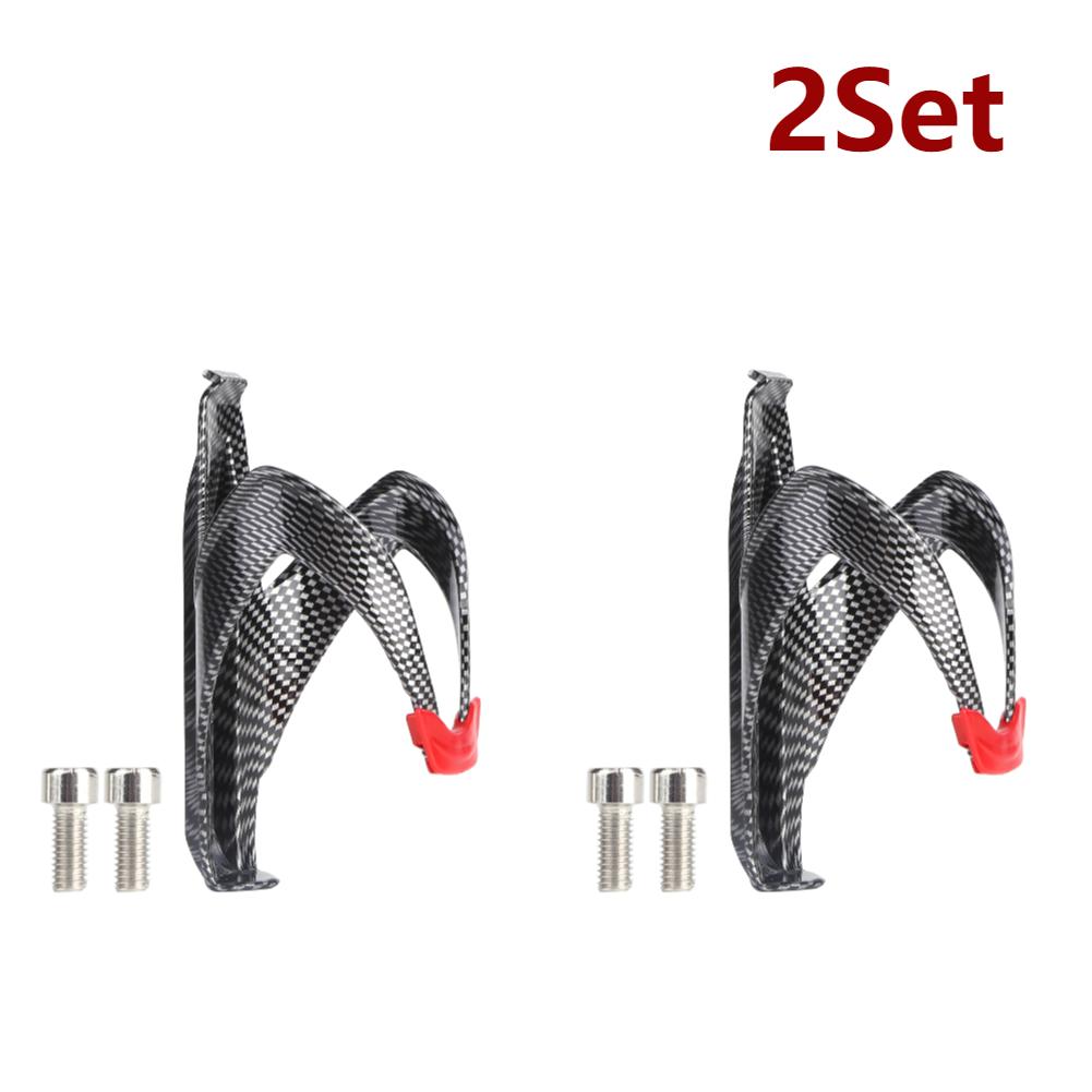 1-5Set Full Carbon Fiber Bicycle Ultralig Water Bottle Cage MTB Road Bike Bottle Holder for Portable Outdoor Cycling Equipment