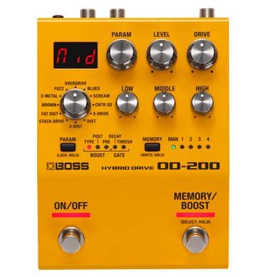ГИБРИДНЫЙ ПРИВОД Boss Overdrive BOSS/OD-200