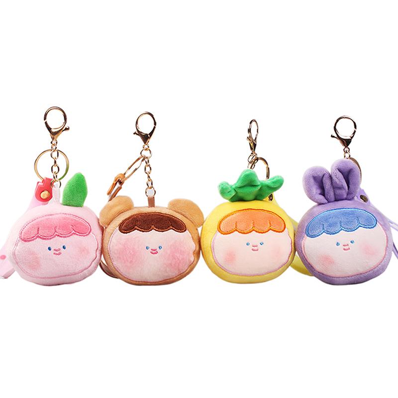 Мультяшная кукла, плюшевые игрушки, брелок для ключей, мини-брелок, подарки на память, прекрасный декор, милый декор, сумка, кулон, брелок