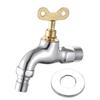 Garden Tap Lockable Faucet with Key, , Replacement, Water Outdoor for Workshop, Public