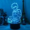 3D светильник Bakugo My Hero Academia для декора спальни, подарок на день рождения, манга, гаджет My Hero Academia, лампа Katsuki Bakugo