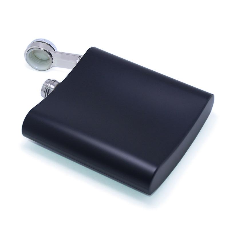 6 унций фляжка из нержавеющей стали с матовым лаком карманная фляжка для алкоголя виски ликерная бутылка с завинчивающейся крышкой дорожная портативная винная кружка