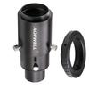 AOPWELL SLR Camera Adapter Suitable for SLR and Telescope To Shoot Starry Sky Accepts Inch Eyepiece Prime Focus and Variable Projection Eyepiece