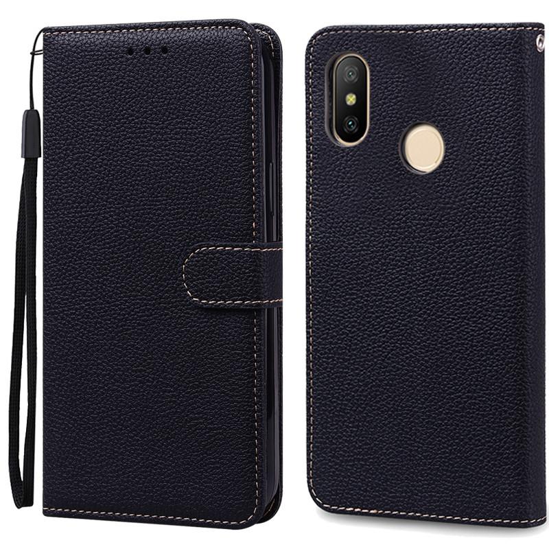 For Redmi Note 6 Pro Case Xiaomi Redmi 6 Pro Soft TPU Wallet Leather Case For Xiaomi Redmi 6 Case Note 6 Pro Flip Cover Fundas