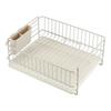 Liberty Corporation Diatomaceous Earth Drainer Tray/Basket with Pockets, Sliding Tray, for Kitchen Sinks and Wet Areas, Warm Gray, LD-275 Style Storag