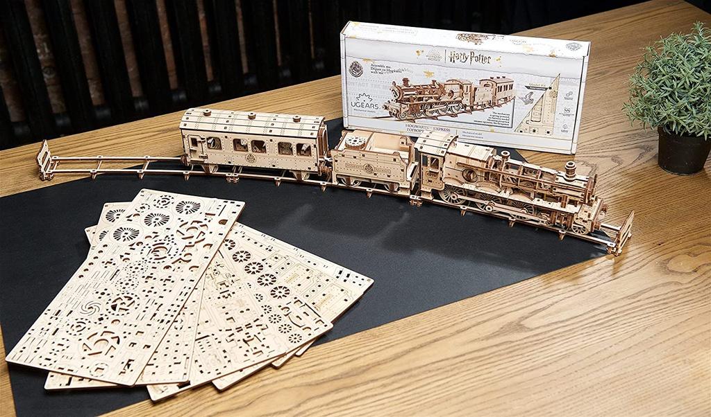 UGEARS Гарри Поттер Хогвартс-Экспресс Деревянная поделка Без клея и инструментов Головоломка для взрослых, Модель, Требуется,