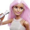 Barbie 65 Barbie and Work Pop Star Dress-up Doll House Pretend Play Doll Ages 3 and Up Silver JCW42