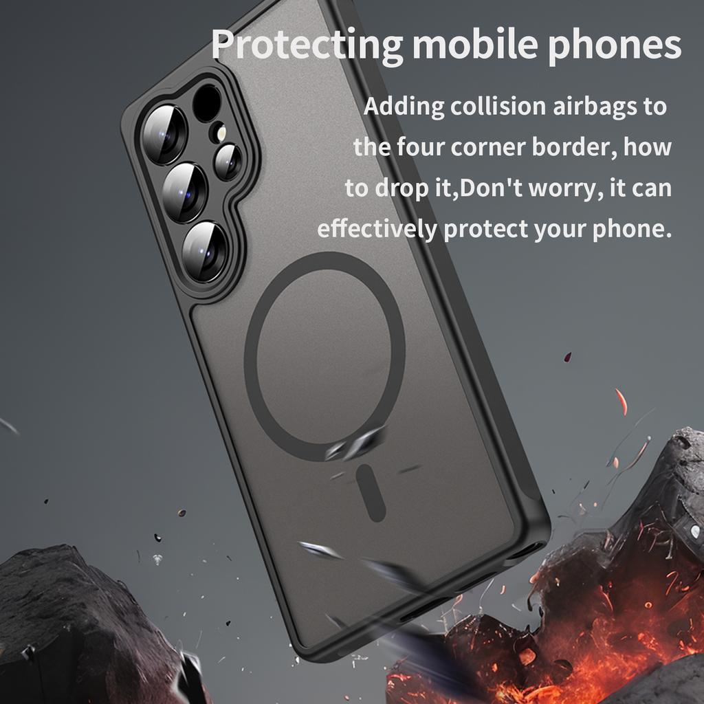 Samsung Galaxy S25 Ultra Phone Case,Magnetic Shockproof Phone Case,Bumper Hybrid Cover for Samsung Galaxy S25 Ultra