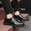 Кожаные мужские туфли на шнуровке оксфорды Дерби Притинг Костюмы Zapatos De Vestir Para Hombre Роскошные офисные деловые мужские туфли