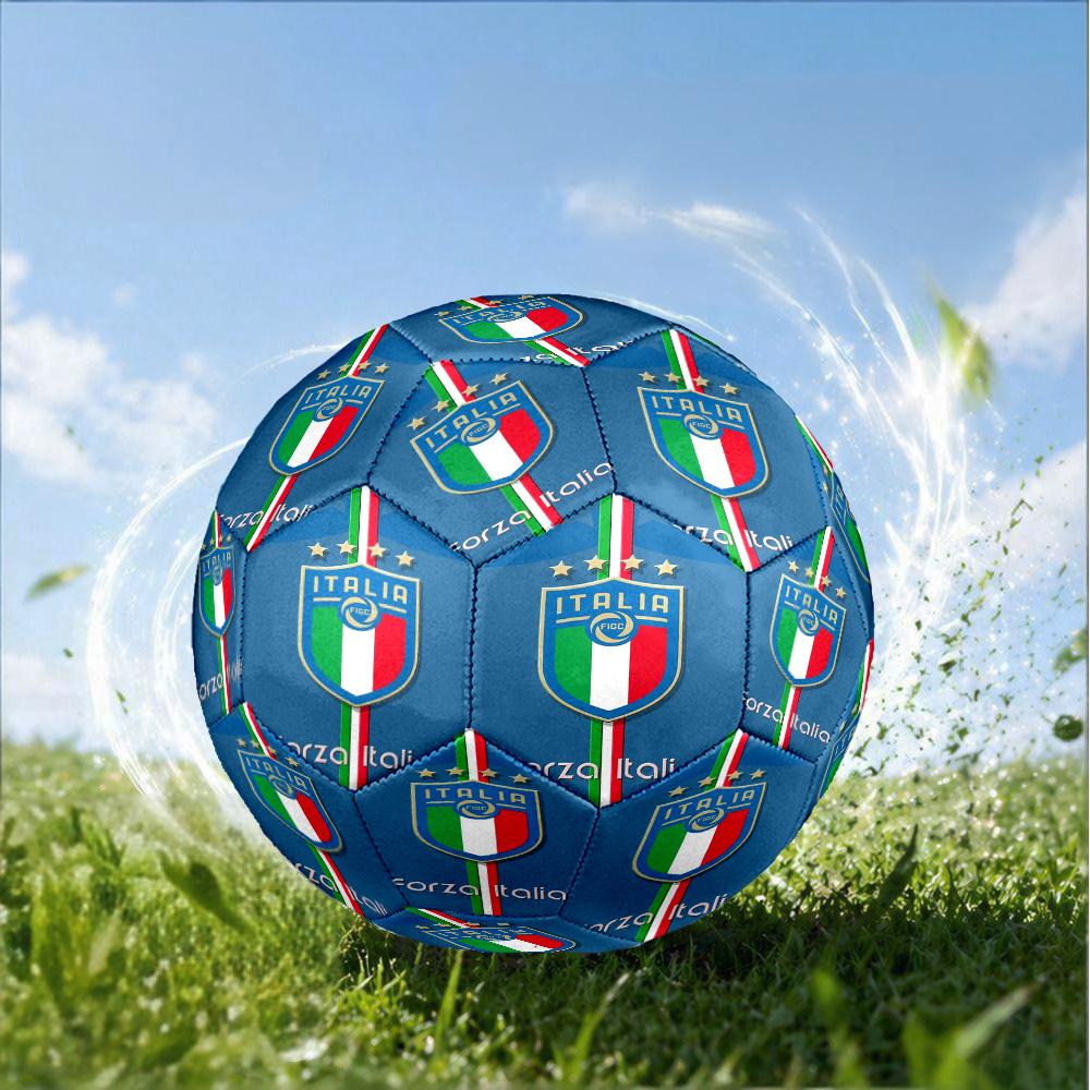 Italy Shield Design Printed Size 5 Soccer Balls, High-Quality, Anti-Slip, Protective Football, A Unique Gift , Birthdays, Christmas Gifts