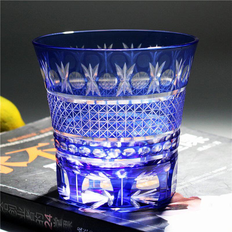 Edo Kiriko Crystal Whiskey Glass