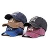 Unisex OF COURSE IM RIGHT IM DAVE Print Wash Baseball Caps Spring and Autumn Outdoor Adjustable Casual Hats Sunscreen Hat