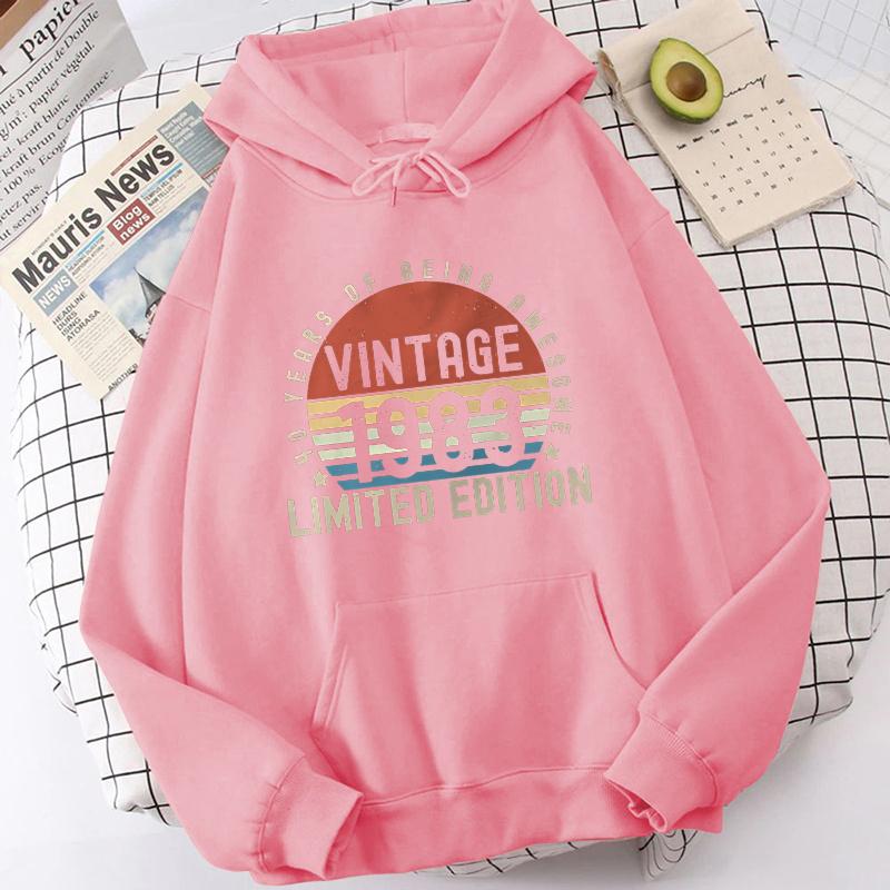 (Unisex Hoodie)Новинка 1973 года, толстовки с принтом «50 лет совершенства», женские весенне-осенние модные пуловеры