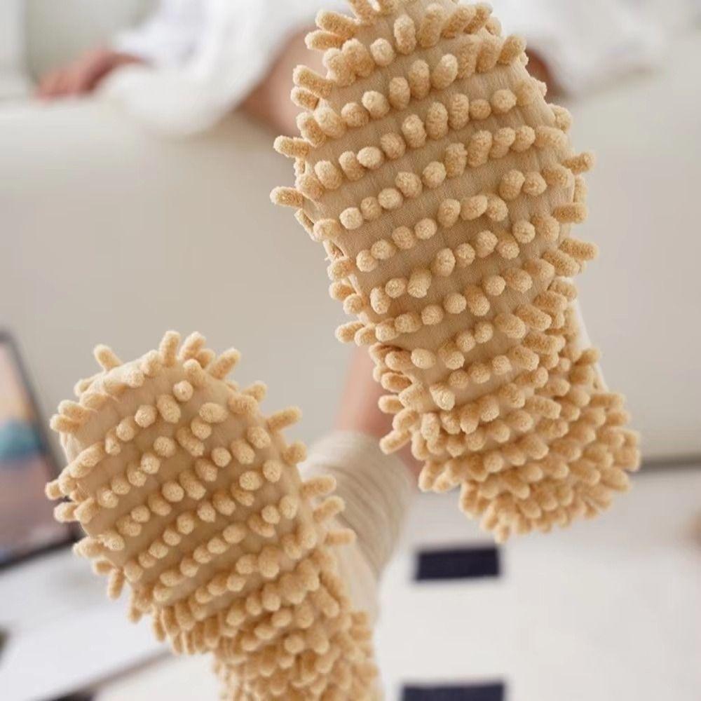 Creative Lazy Mopping Absorbent Socks Microfiber Foot Covers Floor Socks Autumn and Winter