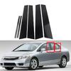 For Honda Civic Car Sticker Pillar Posts Door Trim Covers  Decorative Accessories 2006 2007 2008 2009 2010 2011