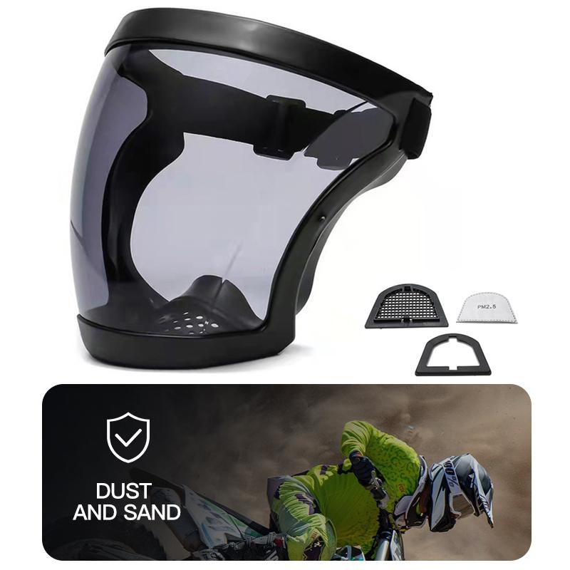 Универсальный велосипедный мотоциклетный противотуманный ветрозащитный полнолицевой щиток для велосипедистов защитные очки для лица щиток для защиты глаз маска для лица