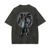 Dragon Ball Printed Short Sleeve T-Shirt Casual Summer Wear Men's Street Clothing Men's T-Shirt Washed and Old Comfortable