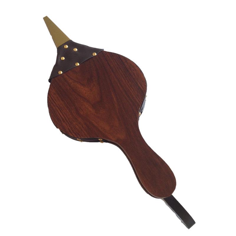 Manual Wooden Fireplace Bellows: Multi-Size Air Blower for BBQ & Dust Removal