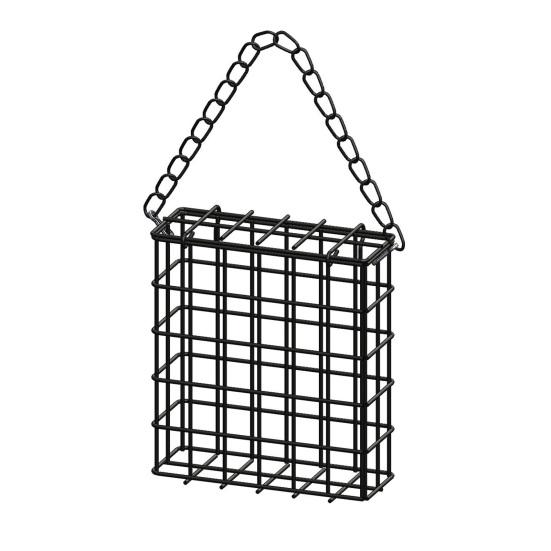 Suet Cage Bird Feeder Outdoor Garden Iron Cages Outside Hanging Suet Feeder