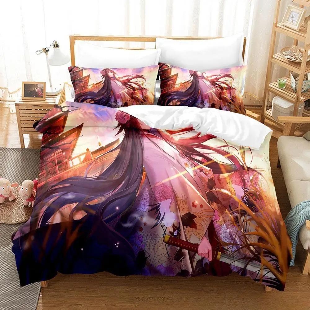 3d Printing AnimeThe Garden Of Sinners Bedding Set Single Twin Full Queen King Size Bed Set Adult Kid Bedroom Duvet Cover Sets