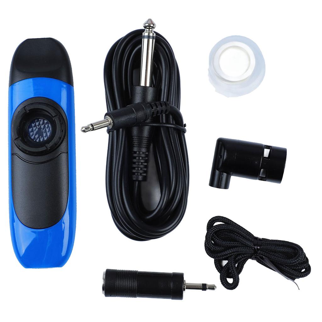 Электрический Kazoo 11 см профессиональный смоляной небольшой портативный набор Kazoo со звукоснимателем для выступлений, синий