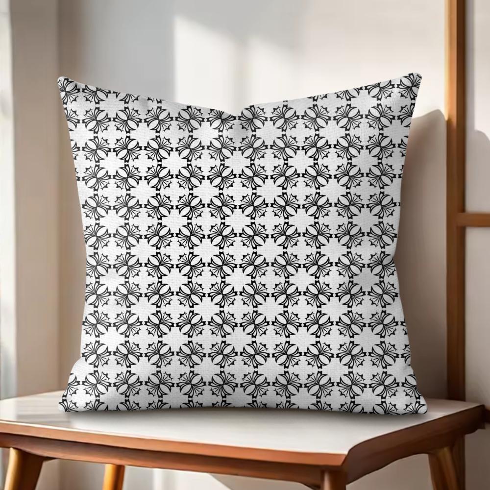 Fashion Luxuny JJoops Cool Cushion Cover Natural Linen Organic Fabric DoubleSided Printing Couch Pillow Covers Home Decor