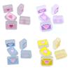 DIY Drip Oil Loose Beads Acrylic Jewelry 22*26mm Transparent Color Love Envelope Cartoon Hair Ring Material Accessories