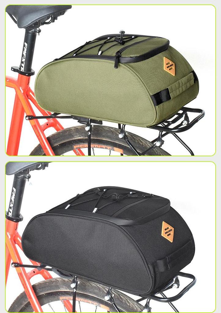 Folding Bike Quick-Release Pannier: Bicycle Luggage Rack, Tail Bag, Cycling Storage for Long-Distance Rides
