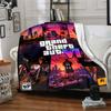Grand Theft Auto Blanket Soft & Cozy Suitable for Bedding Seaside Chair for All Occasions Stylish Decor Suitable for Gifting Relatives and Friends