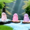 10/20Pcs Luminous Mini Resin Gorilla, Glow In The Dark Small Miniature Chimpanzee Tiny Monkey Animal Figures For Diy Fairy Garde