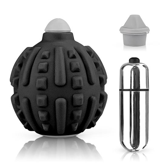 Вибрирующий массажный мяч, высокоинтенсивный массажер для облегчения боли, физиотерапия, портативный массажер для глубоких тканей, мяч для фасций