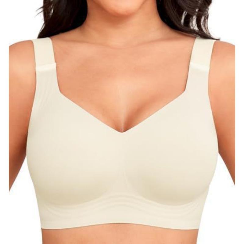 Женский бесшовный беспроводной бюстгальтер большого размера с полной поддержкой и комфортом