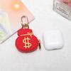 Coin Bag PU Leather Pendant Cute Money Bag Keychain Creative Panda Keychain  Mini Storage Bag