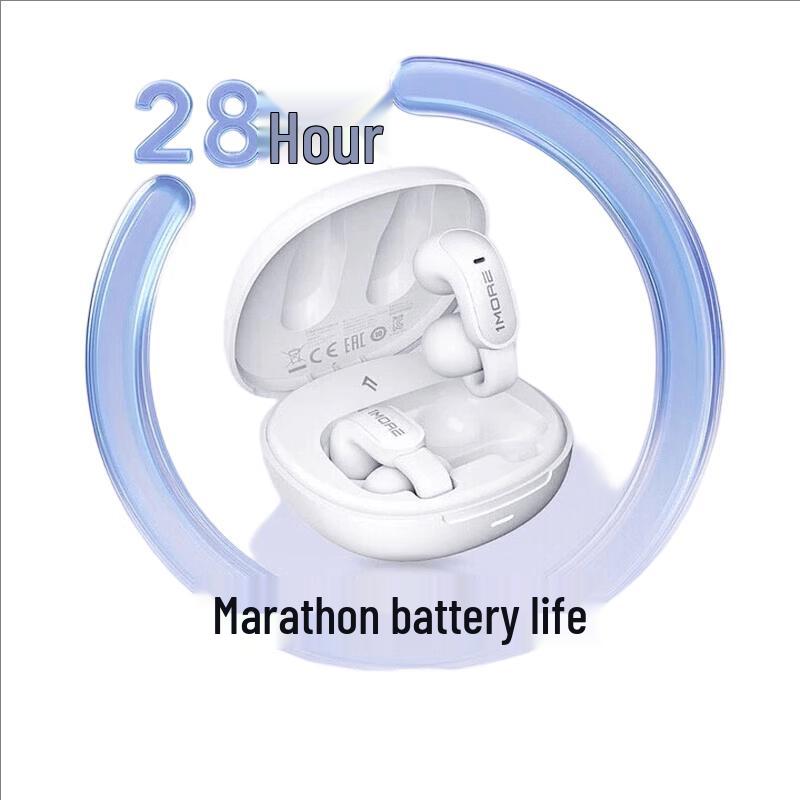 1MORE S12 Open-Ear Clip Bluetooth Headphones