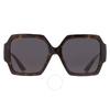 Темно-серые квадратные женские солнцезащитные очки Ve4453 108 87 56