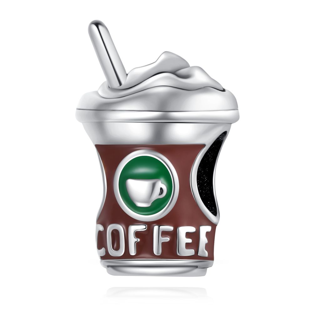 Медь Мода Кофе Красное Вино Кубок Шармы для Напитков Бусины Подходят для Оригинального Браслета Бренда DIY Изысканные Ювелирные Изделия Подарок