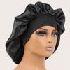 1pc Silk Bonnet For Sleeping Hair Wrap Head Cover Scarf Protect Braids Bonnet Silk Bonnet Satin Bonnet